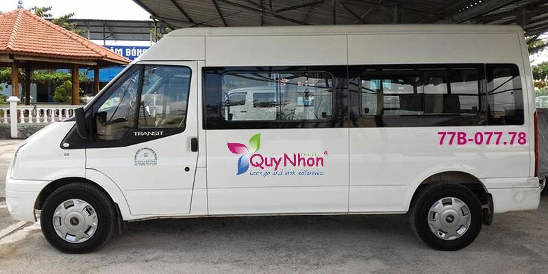 thuê xe 16 chỗ du lịch Quy Nhơn